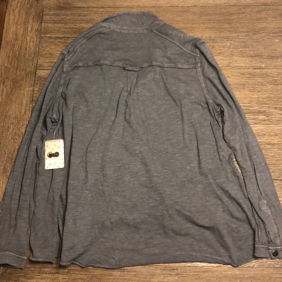 NWT Free People Monday Morning Top. Blue. Small. - Picture 3 of 7